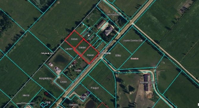 Tiek pārdots apbūves zemesgabals (Saldari). Zemes pielietojuma veids (Dzs1) - Savrupmāju Jelgava un novads - foto 6