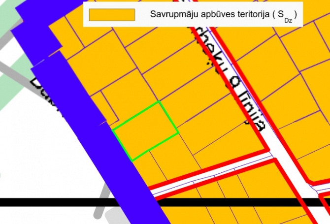 Zemes gabals Beberbeķos.  + Zemes gabala platība 1999 m2. + Savrumpāju apbūves teritorija. + Asfaltē Рига - изображение 5