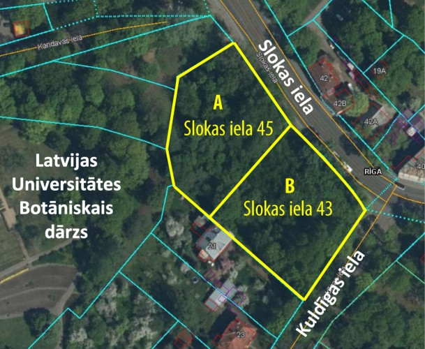 Zemes gabals atrodas Daugavas kreisajā krastā ar piekļūvi no Slokas un no Kuldīgas ielas. Rīga - foto 1