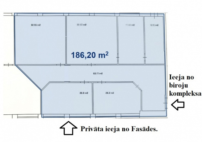 Autonoms birojs/tirdzniecības telpas pie tirdzniecības ostas Uriekstes ielā.  + Privāta ieeja no aut Рига - изображение 8