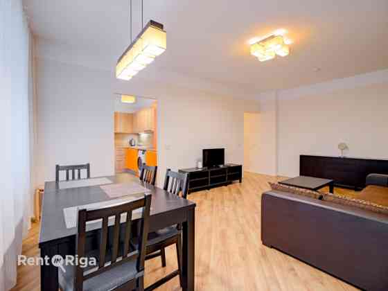 Furnished two-bedroom apartment in the very center of the city, which at the same time allows you to Rīga
