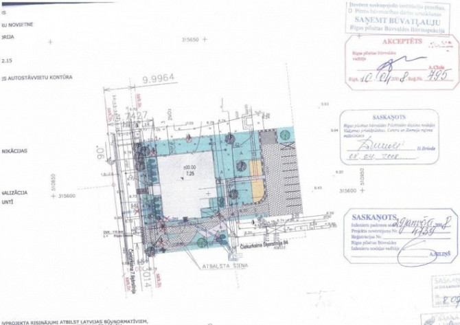 Zeme ar iespēju attīstīt projektu piecu stāvu mājai.  + Projekts 5-stāvu mājai 2007. gada. Termiņš i Рига - изображение 4