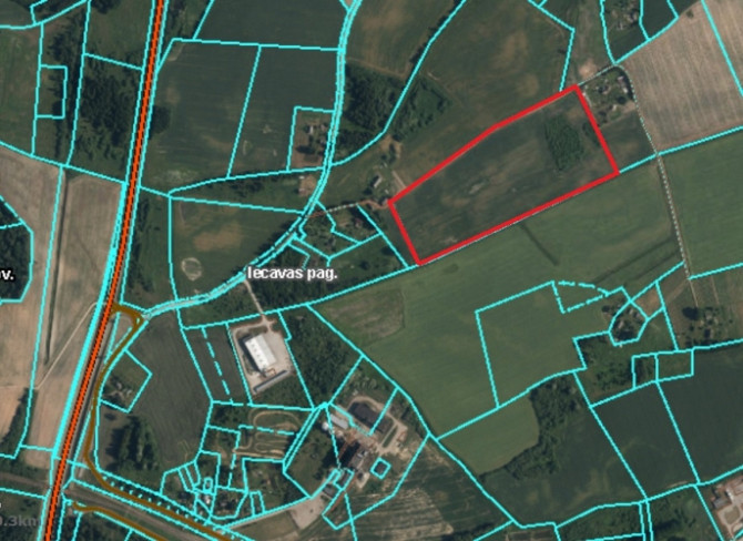 Pārdod 8.35 ha zemi rūpnieciskās apbūves teritorijā (R2).  Īpašums atrodas Bauskas raj.- Bauska un novads - foto 1