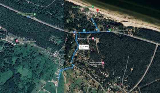 Zeme Klapkalnciemā - vienģimenes dzīvojamo māju apbūve. Līdz jūrai ~1 km.  Ir tehniskie noteikumi no Тукумс и район