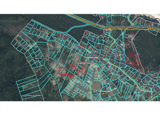 Zeme Klapkalnciemā - vienģimenes dzīvojamo māju apbūve. Līdz jūrai ~1 km.  Ir tehniskie noteikumi no Тукумс и район - изображение 1