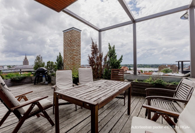 Apartment with one of the most fantastic terraces in Riga!  The apartment is on the 6th and 7th floo Рига - изображение 7