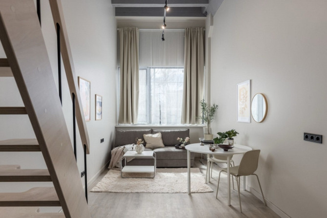 Grīziņkalnā, renovētā ēkā Zemitāna ielā, pieejams jauns, mājīgs loft tipa dzīvoklis. Rīga - foto 10
