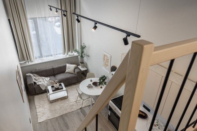 Grīziņkalnā, renovētā ēkā Zemitāna ielā, pieejams jauns, mājīgs loft tipa dzīvoklis. Rīga - foto 8