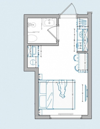 Īrei pieejams studio tipa dzīvoklis ar dizainu, kas pārdomāts līdz pēdējai detaļai un Rīga - foto 8