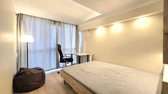 For rent a new, modern, fully furnished one-room studio apartment in a new project at Klijānu Street Rīga