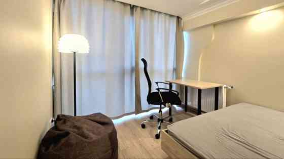 For rent a new, modern, fully furnished one-room studio apartment in a new project at Klijānu Street Rīga
