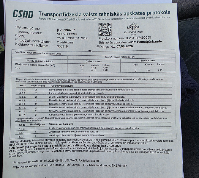 Pārdodu volvo xc90 Tehniskā apskate beigsies 07.09.2026 Tika nomainita nesen siksnas un eļļa.... Jelgava - foto 1