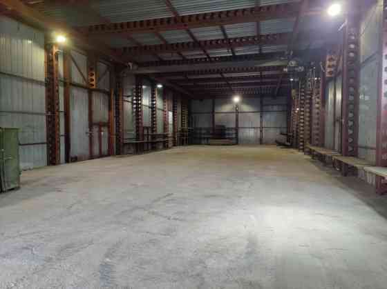 Warehouse or production space with office facilities.  A sandwich panel warehouse with a 2-ton overh Rīga