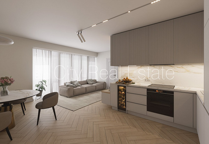 Projekts - Kalpaka Residence, ieeja no pagalma, balkons, terase, istabas izolētas 2 gab., istabas Rīga - foto 1