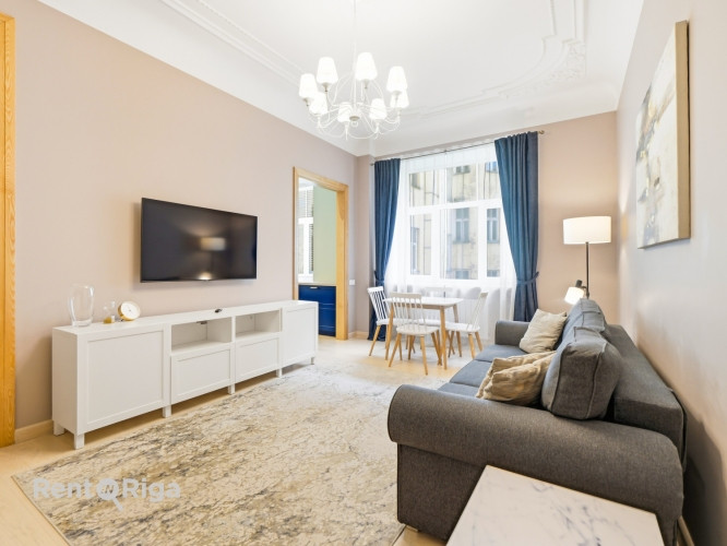 2- istabu dzīvoklis Rīgas klusajā centrā, apskaužamā Dzirnavu/ Antonijas krustojumā, kas ir Rīga - foto 1