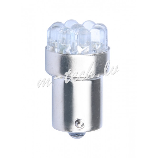 L033W - Dioda LED L033 - BA15s 9LED 5mm biała Rīga - foto 1