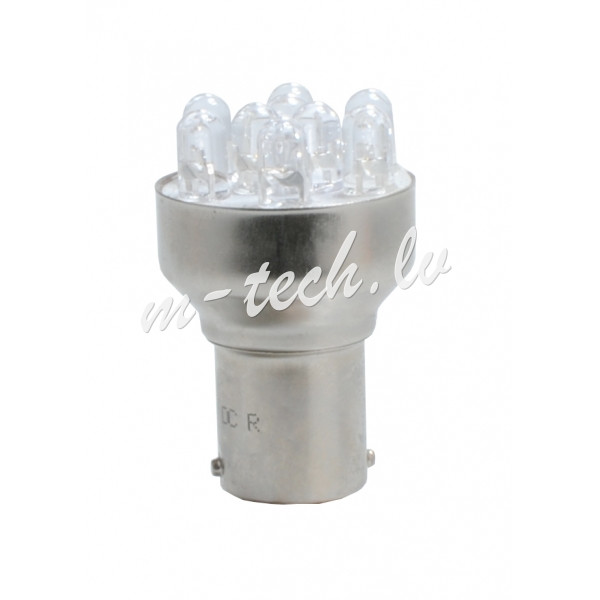 L045Y - Dioda LED L045 - BA15s 9LED 5mm żółta Rīga - foto 1