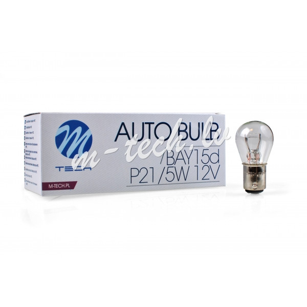 Z15 - Żarówka M-TECH P21/5W 1157 12V 21/5W BAY15d Рига - изображение 1