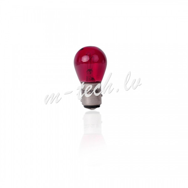Z16 - Żarówka M-TECH P21/5W  12V 21/5W BAY15d RED Рига - изображение 1