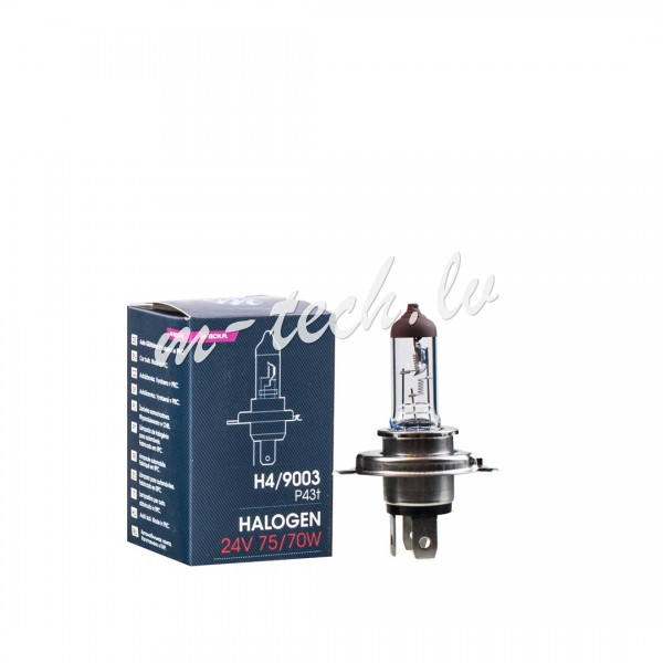 Z904 - Żarówka halogenowa M-TECH H4 9003 HB2 24V 75/70W P43t Рига - изображение 1