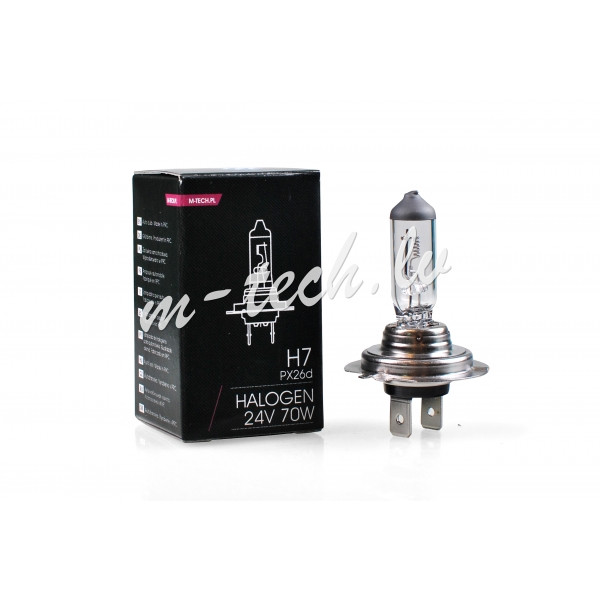 Z907 - Żarówka halogenowa M-TECH H7 24V 70W PX26d Рига - изображение 1