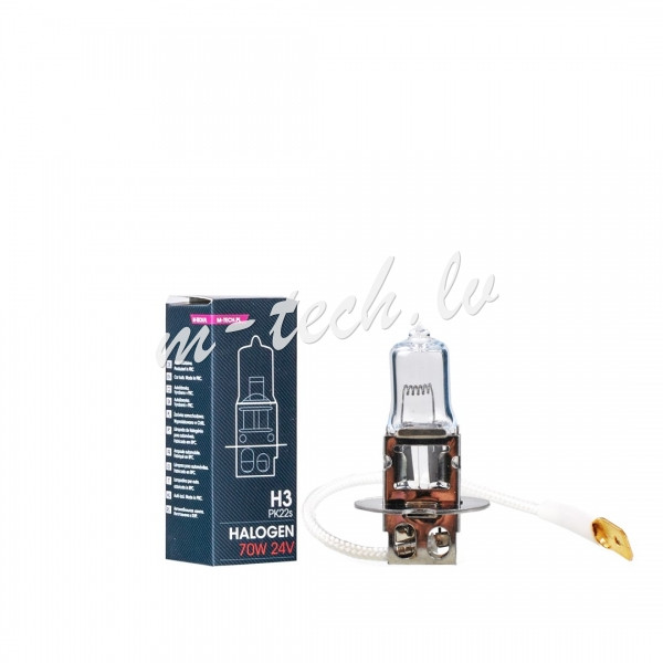 Z903 - Żarówka halogenowa M-TECH H3 24V 70W PK22s Рига - изображение 1
