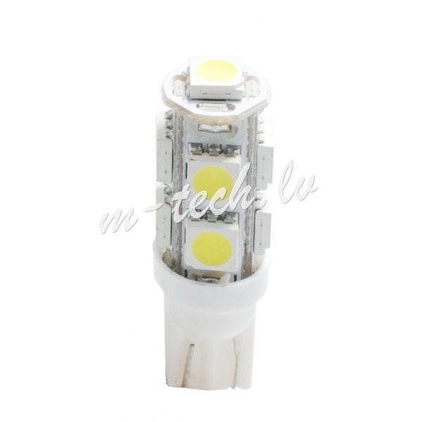 L058W - Dioda LED L058 - W5W 9xSMD5050 Biała Rīga - foto 1