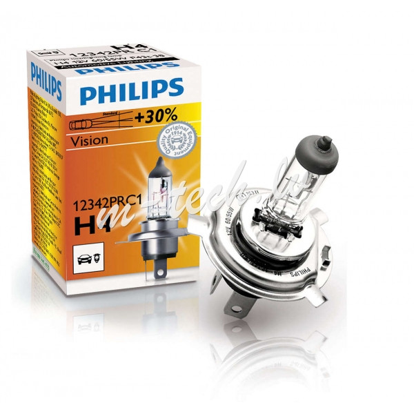 PH 12342PRC1 - Philips H4 Vision 12V60/55W P43t-38 C1 Rīga - foto 1