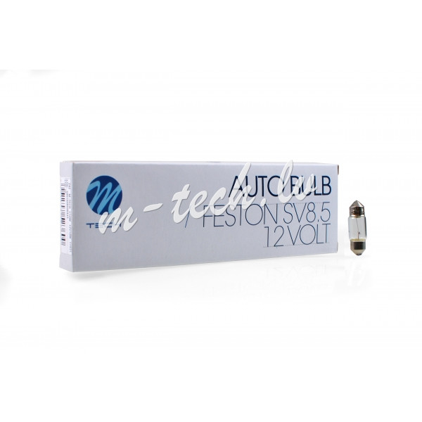 Z42 - Żarówka M-TECH C10W 12V 10W 31mm T11x31 SV8.5 Rīga - foto 1