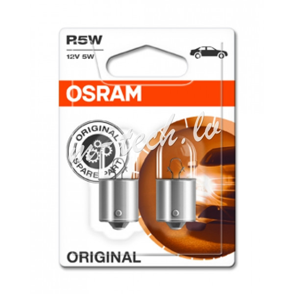 O5007 - OSRAM Orginal 5007 BA15s 12V 5W R5W Rīga - foto 1
