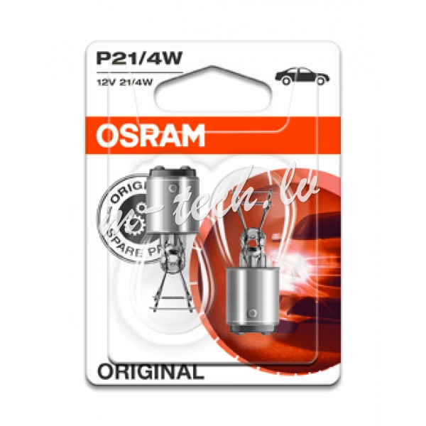 O7225 - OSRAM Orginal 7225 BAZ15d 12V 21/4W P21/4W Rīga - foto 1