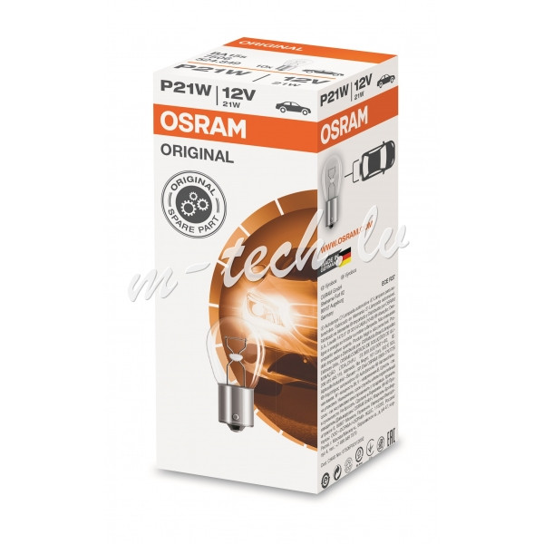 O7506 - OSRAM Orginal 7506 BA15s 12V 21W P21W Rīga - foto 1