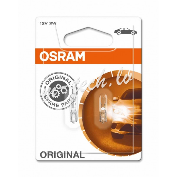 O2722-02B - OSRAM 2722-02B B8.5d 12V 2W Rīga - foto 1