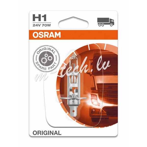 O124V-01B - Halogen OSRAM 64155-01B P14.5s 24V 70W H1 Rīga - foto 1