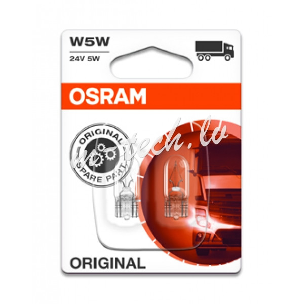 O2845-02B - OSRAM 2845-02B W2.1x9.5d 24V 5W W5W Rīga - foto 1