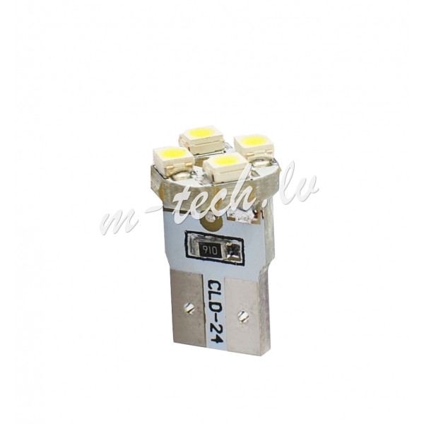 L069W - Dioda LED L069 - W5W 4xSMD3528 biała Rīga - foto 1