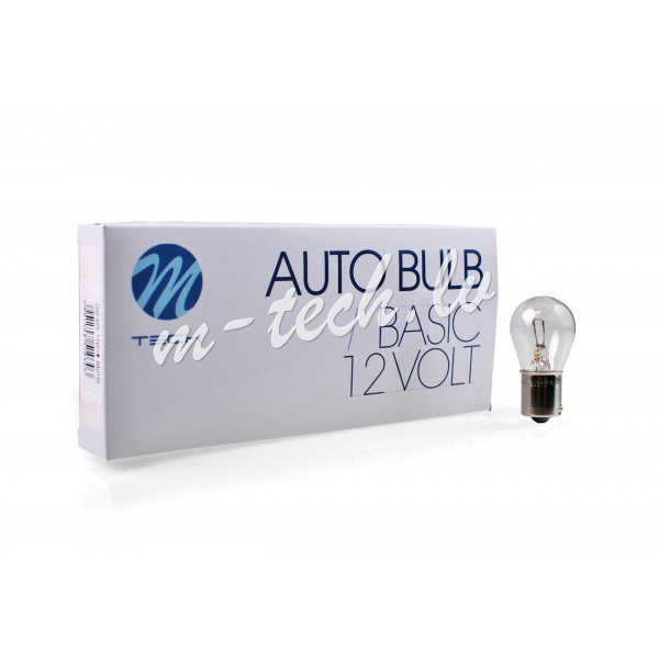 Z50 - Żarówka M-TECH 12V 21W  BAU15s CLEAR Rīga - foto 1