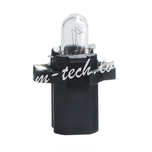 Z53 - Żarówka M-TECH BAX 12V 1.2W BX8.5d BLACK Rīga - foto 1