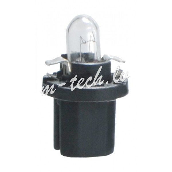 Z55 - Żarówka M-TECH BAX 12V 1.2W B8.3d BLACK Rīga - foto 1