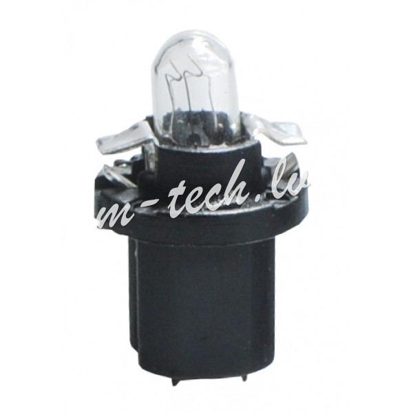 Z58 - Żarówka M-TECH BAX 12V 1.2W B8.5d BLACK Rīga - foto 1