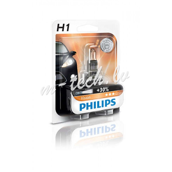 PH 12258PRB1 - Philips H1 Vision 12V55W P14.5s B1 Rīga - foto 1