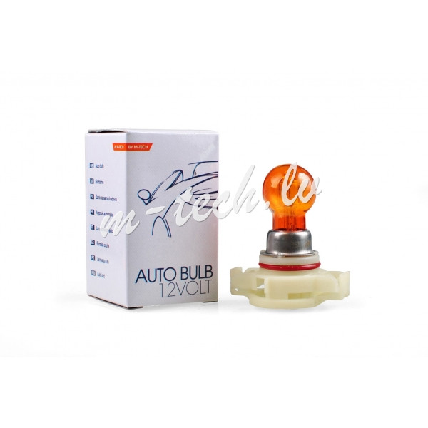 Z73 - Żarówka halogenowa M-TECH PSY24W 12V 24W  PG20-4 AMBER Rīga - foto 1