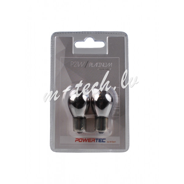 PTZCH19-02B - Powertec S25 12V 21W BA15s Chrome Rīga - foto 1
