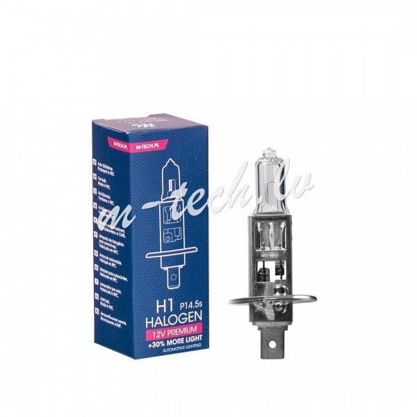 Z101 - Żarówka halogenowa M-TECH Premium H1 12V 55W P14.5s Rīga - foto 1
