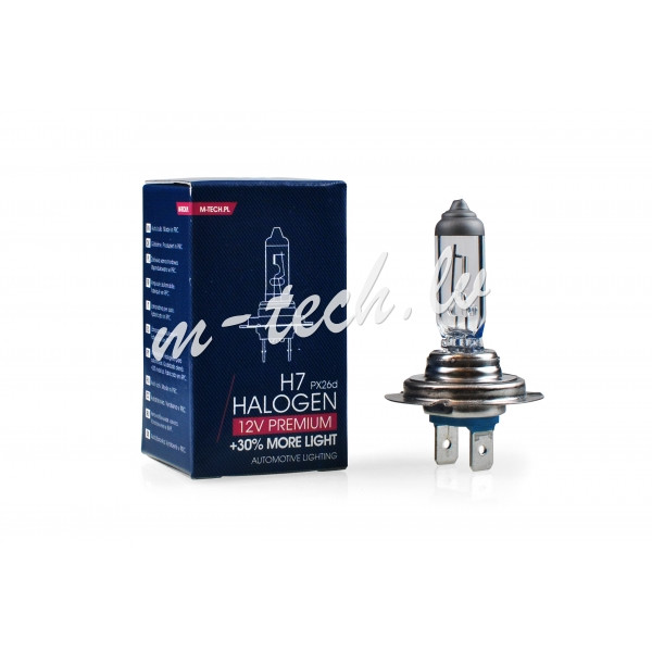 Z107 - Żarówka halogenowa M-TECH Premium H7 12V 55W PX26d Rīga - foto 1