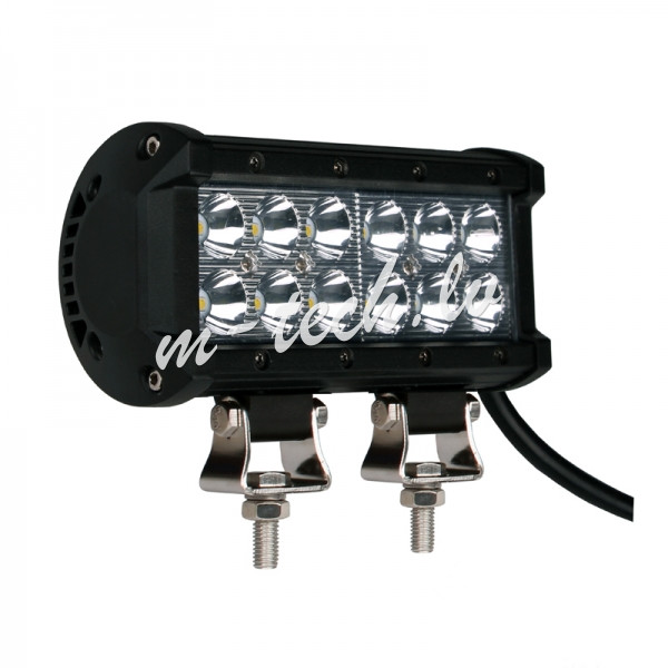 WLO602 - Light bar - double row - bottom bracket. 36W 6