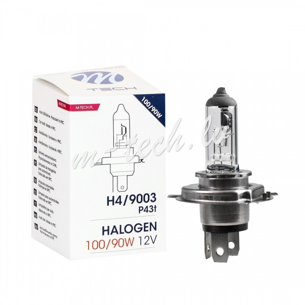 Z78 - Żarówka halogenowa M-TECH H4 12V 100/90W P43t Rīga - foto 1