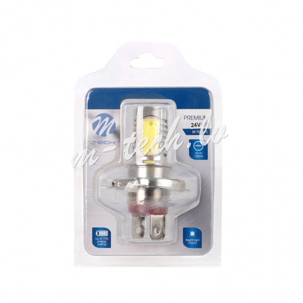 X914 - Żarówka LED H4 6W 24V biała Рига - изображение 1