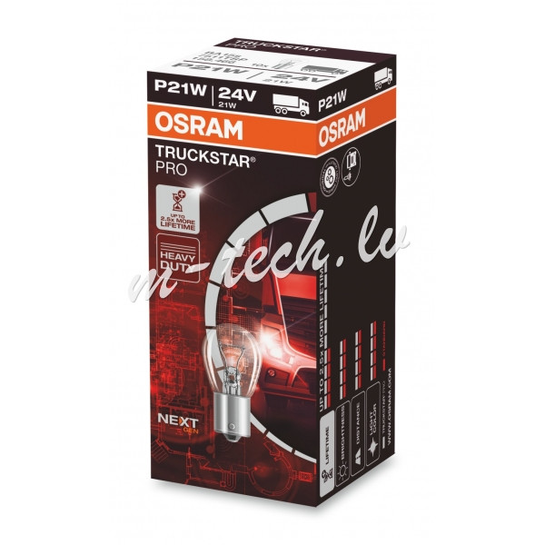 O7511TSP - OSRAM TRUCKSTAR PRO NextGen +120% BA15s 24V 21W Rīga - foto 1