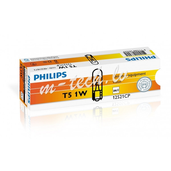 PH 12521CP - Philips W1.2W - W2.3W - W2W - WBT5 12V1W W2x4.6d CP Rīga - foto 1